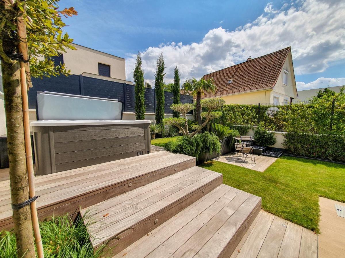 Exigehome - Chambre D'Hote Avec Jacuzzi Et Jardin Paysage, Partage Orgeval  Exterior foto